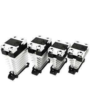 SSR Solid State Relay 24-480VAC Heat Sink Single Phase DIN Rail Mounted 10A 25A 40A 60A 80A 100A 120A DA AA DD 1Pcs(DC Control AC,40A) in Saudi Arabia