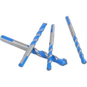 3 4 5 6 8 10 12mm Multi-Functional Glass Drill Bit Triangle Bits Ceramic Tile Concrete Brick Metal Stainless Steel Wood(6pcs Set 2) in Kuwait