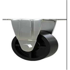 4 Pieces/Pixing casters 2 inches Black Pp Swivel Wheels Refrigerator Cabinet Display Tips(Black-Screw) in Saudi Arabia