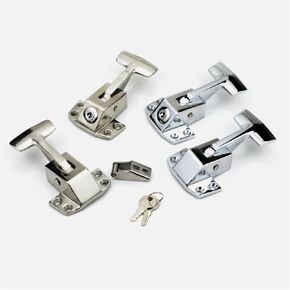 Spring Oven Handle Lock Core Freezer Test Box 304 Stainless Steel Zinc Alloy Oven Door Lock CT -68 1Pcs(Zinc no Lock) in Saudi Arabia