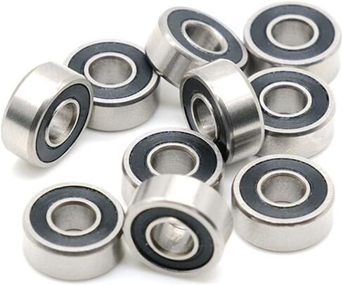 SMR104RS تحمل 4 * 10 * 4MM SMR104 RS 2RS محامل الكرة الفولاذ المقاوم للصدأ SMR104-2RS 10pcs in Saudi Arabia