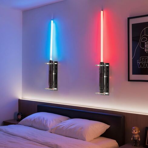 Light Saber Wall Mount Holder, Acrylic Saber Sword Stand Display, Vertical Wall Mounted Light Saber Display Rack Compatible with Most Hilts, Black Base in Kuwait