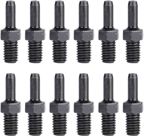 12pcs Bicycles Chain Breaker Replacement Pins, Handle Spare Pins for Bike Chain Breaker Tool Cycle Chain Remove in Kuwait