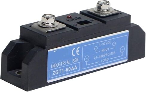 1pcs 40a 60a 80a 100a SSR الصناعية عالية الطاقة AC إلى AC Solid State Relay Solide Relay (60aa) in Saudi Arabia