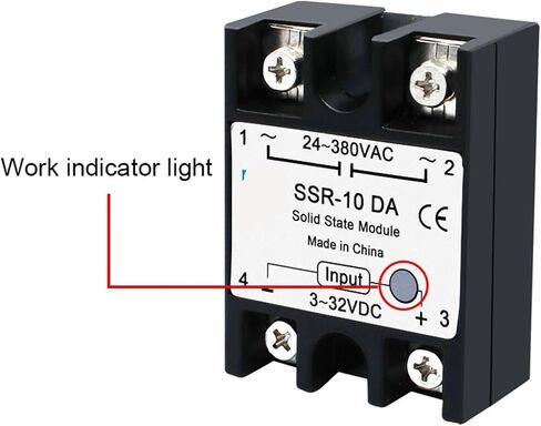 10Pcs SSR 10A 25A 40A 50A 60A 80A 100A Solid State Relay DC to AC AC to AC DC to DC Single Phase Control Relay(AC-AC,10PCS SSR 60A) in Saudi Arabia