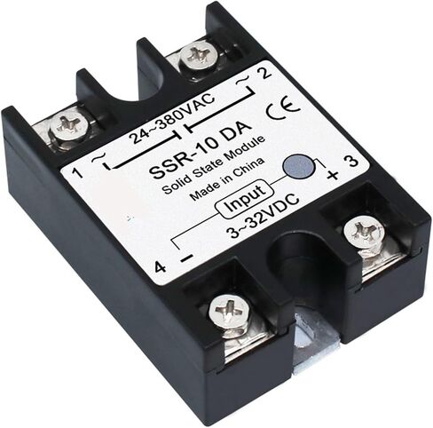 10Pcs SSR 10A 25A 40A 50A 60A 80A 100A Solid State Relay DC to AC AC to AC DC to DC Single Phase Control Relay(AC-AC,10PCS SSR 60A) in Saudi Arabia
