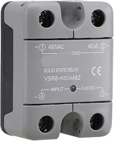 VSR8 Solid State Relay SSR-10DA SSR-25DA SSR-40DA 10A 25A 40A MODULE 3-32V INPUT DC 24-480VAC OUTPUT 1PCS (SSR-10DA) in Saudi Arabia