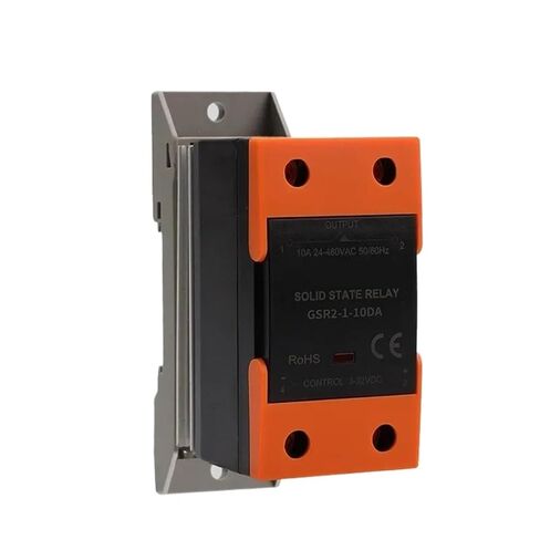 1Pcs Solid State Relay with Radiator SSR 10DA 25DA 40DA DC Control AC Single Phase SSR Din Rail Mount Single Phase(DC to AC,100A) in Saudi Arabia