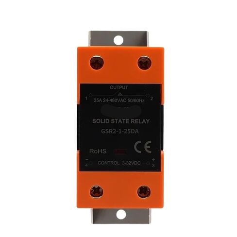 1Pcs Solid State Relay with Radiator SSR 10DA 25DA 40DA DC Control AC Single Phase SSR Din Rail Mount Single Phase(DC to AC,100A) in Saudi Arabia