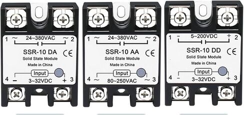 1PCS SSR Solid State Relay 10A 25A 40A 50A 60A 80A 100A DC TO AC TO AC DC to DC تحكم في المرحلة الواحدة من التتابع غير الاتصال (AC-AC ، 1PCS SSR 80A) in Saudi Arabia