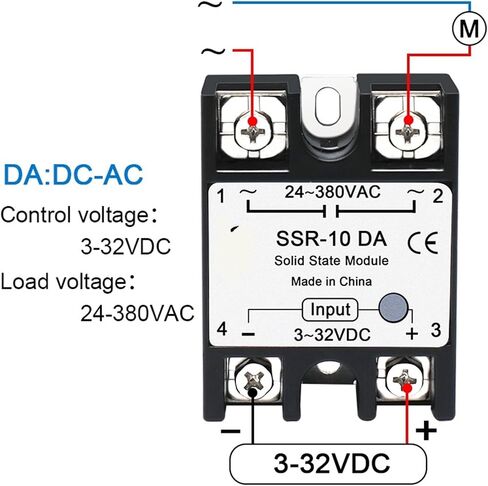 1PCS SSR Solid State Relay 10A 25A 40A 50A 60A 80A 100A DC TO AC TO AC DC to DC تحكم في المرحلة الواحدة من التتابع غير الاتصال (AC-AC ، 1PCS SSR 80A) in Saudi Arabia