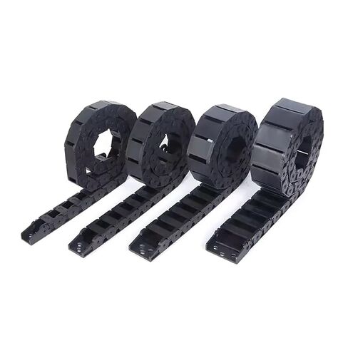 سلسلة كبل الكابلات الكابلات سلسلة السحب 18 * 18/18 * 25/18 * 37/18 * حاملة كبل سلك 50 مم مع موصل نهاية السحب CNC Milling Machine Part (1PC 18x18 mm_23x35 mm) in Kuwait