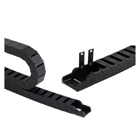 سلسلة كبل الكابلات الكابلات سلسلة السحب 18 * 18/18 * 25/18 * 37/18 * حاملة كبل سلك 50 مم مع موصل نهاية السحب CNC Milling Machine Part (1PC 18x18 mm_23x35 mm) in Kuwait