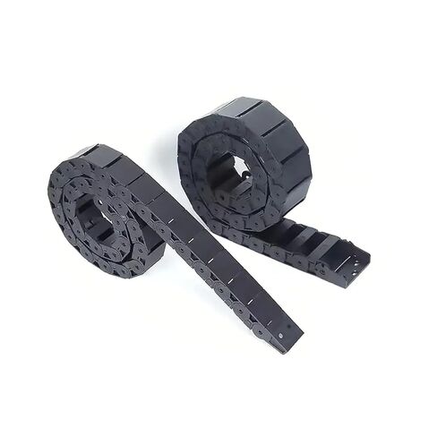 سلسلة كبل الكابلات الكابلات سلسلة السحب 18 * 18/18 * 25/18 * 37/18 * حاملة كبل سلك 50 مم مع موصل نهاية السحب CNC Milling Machine Part (1PC 18x18 mm_23x35 mm) in Kuwait