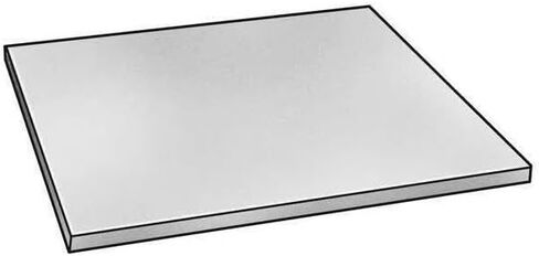 رمادي PVC Type 1 Sheet Stock 12 "L x 12" W x 0.188 "سميكة ، MFR: 1YYG2-A in Saudi Arabia