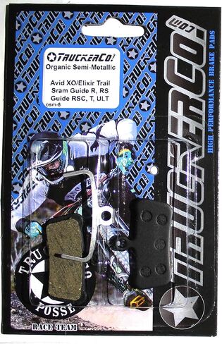 Truckerco Organic Semi-Metallic Disc Brake Pads متوافقة مع SRAM Avid Elixir Trail X0 Trail Elixir 7/9 Trail ، دليل ، دليل R/RS/RSC ، G2 R/RS/RSC XOTR-M ، XOTR-O ، XOTR-O-AL in Saudi Arabia