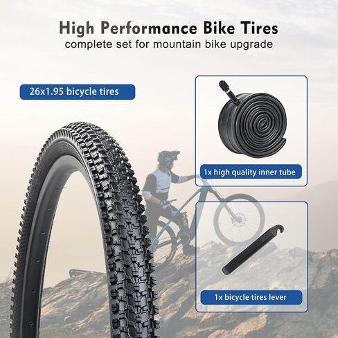 26x1.95/24x1.95 إطار الدراجة ، إطارات الدراجة البديلة للطي ، إطارات دراجة مريحة ومريحة ، إطارات مطاطية للطرق الصلبة ، موحلة in Kuwait