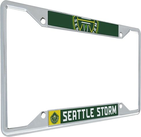 Desert Cactus Seattle Storm Car Accessories WNBA Team Basketball Metal License Plate Frame and Tag Holder for Front or Rear of Vehicle (Up Close Frame) in Saudi Arabia