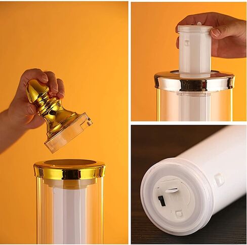 Beer Drinks Dispenser Beer Dispenser, 1.5L/2L/3L Transparent Beverage Dispenser, with Colored Lights and Detachable Ice Tube Home Bar Cask Ale Dispenser(1.5L) in Saudi Arabia