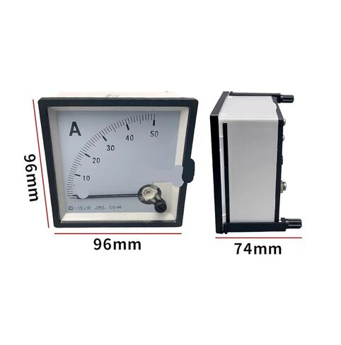 CQ-96 DC AMMETER 2X Overload Type 96x96mm (50a) in Saudi Arabia