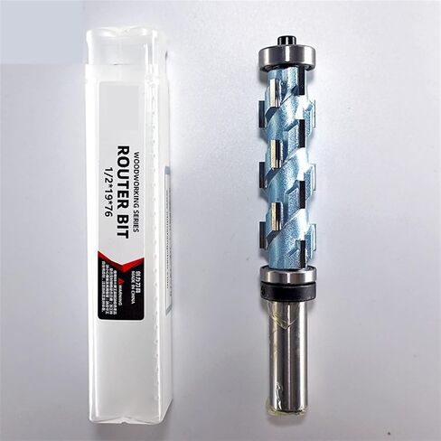 Router Bit Bearing Spiral Straight Flush Trimming Tool Woodworking 1/2 1/4 Diameter Carbide Side Milling 1Pcs ( Size : 1-2x19Dx85L ) in Saudi Arabia