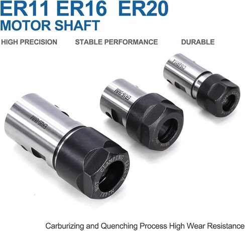 Lathe Chuck ER11 ER16 ER20 Collet Chuck Shaft Lathe Spindle Extension Rod 4mm-16mm 1Pcs (Size : C16-ER11A-35L-10MM) in Saudi Arabia