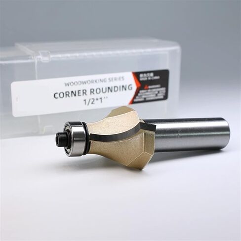 توجيه الزاوية مقعرة بتات مع ساق متوازي 1/2 1/4 بوصة أداة للأعمال الخشبية جولة الحافة المقطوعة 1pcs (الحجم: 1-4x3-4) in Kuwait