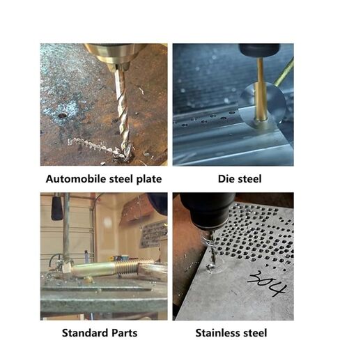 1pcs 4mm-12mmx350mm cobalt m35 bits twist twist الحفر لحديد سليبي من الفولاذ المقاوم للصدأ من الفولاذ الصلب (الحجم: 4.5 مم 1 مساءً) in Kuwait