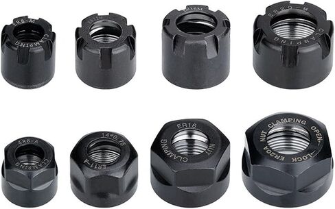 ER8/ER11/ER16/ER20/ER25/ER32/ER40 A/M/UM TYPE ER COLLET Chuck Nut للمخرطة 1PCs (الحجم: ER32-AUM) in Saudi Arabia