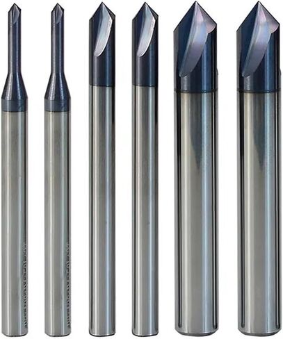 60 90 120 درجة كربيد تشريك مطحنة Deburring الحواف V Grove Bit 3 Flutes 2-12mm 1pcs (6xd6x50lx90d) in Saudi Arabia
