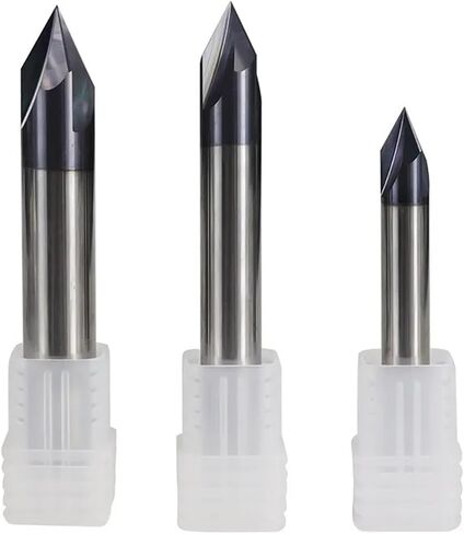 60 90 120 درجة كربيد تشريك مطحنة Deburring الحواف V Grove Bit 3 Flutes 2-12mm 1pcs (6xd6x50lx90d) in Saudi Arabia