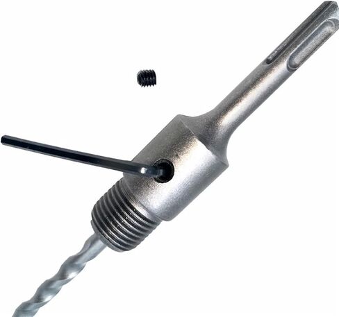 1PCS محول قضيب تمديد من M22 إلى SDS Plus/أربعة عرقلة مربعة مجوفة لمطابقة مطرقة كهربائية تميل ثقب الجدار (محول 300 مم) in Saudi Arabia