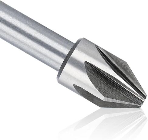 HSS Steel Chamfering 4/6/8/10/12/14/18mm 60/90 Degrees Countersink Drill Bit Metal Chamfering Drill Hole Cutter 1Pcs(10X60D) in Saudi Arabia