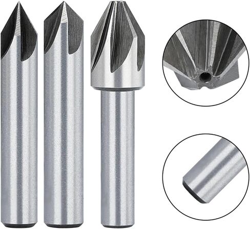 HSS Steel Chamfering 4/6/8/10/12/14/18mm 60/90 Degrees Countersink Drill Bit Metal Chamfering Drill Hole Cutter 1Pcs(10X60D) in Saudi Arabia