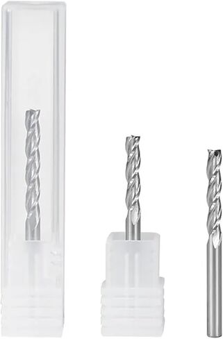 3 Flute Flat 3.175x3.175mm Carbide Engraving Bit for Woodworking Tools 1Pcs(3.175x3.175x8x38) in Saudi Arabia