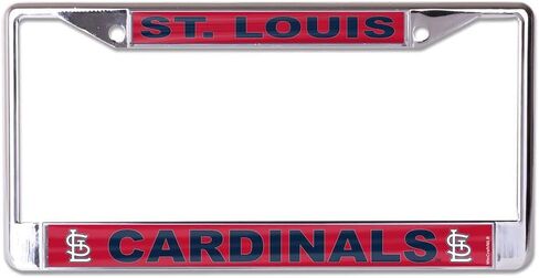 St. Louis Cardinals Laser Chrome License Plate Frame in Saudi Arabia