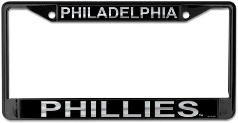 Philadelphia Phillies Laser Black License Plate Frame in Saudi Arabia