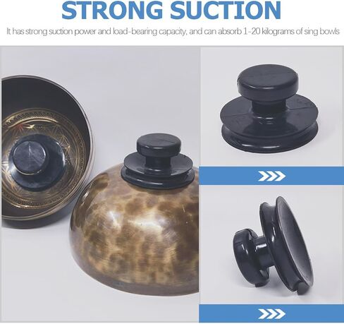 VANZACK Singing Bowl Replacement Part 2pcs Buddha Sound Bowl Lifting Handles Replacement Suction Cups for Singing Bowl Suction Cup Handle in Saudi Arabia