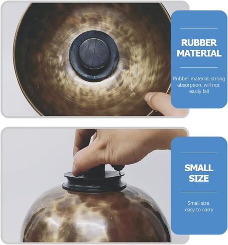 VANZACK Singing Bowl Replacement Part 2pcs Buddha Sound Bowl Lifting Handles Replacement Suction Cups for Singing Bowl Suction Cup Handle in Saudi Arabia