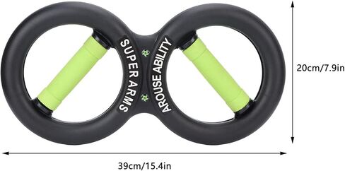 Grip Strength Trainer,ANGGREK Arm Force Exercising Tool 8 Shaped Promote Circulation Wrist Strength Trainer Fitness Equipment 10kg in Saudi Arabia