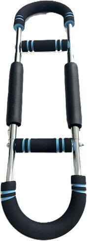 DAMR Arm Trainer, Arm Chest Exerciser with 2 Spring. Suitable for Men and Women of All Fitness Levels. Detachable Twister Fitness Equipment. Upper Body Muscle -Black, Adjustable Resistance Levels. in Saudi Arabia