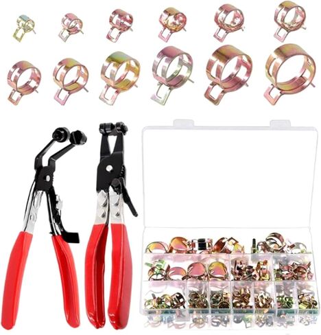 حزمة من 122 مطاطية متين مبطن p مقطع spring steel أنابيب المشابك ملحق للسيارات والأسلاك الصناعية in Kuwait