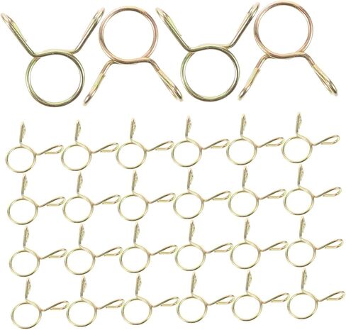 100pcs تشكيلة المشبك الربيعي لأنابيب المياه مثبتة خرطوم مطلية بالزنك آمنة ومشبك in Saudi Arabia