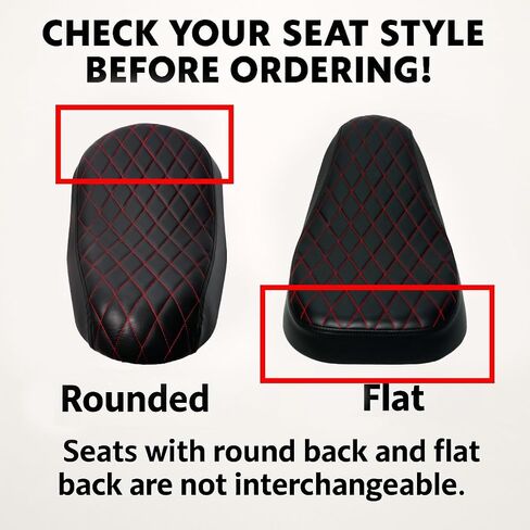 JMCHstore Red Diamond Stitch Retro Mini bike Seat for Coleman B200 B200RS B200RSV in Saudi Arabia
