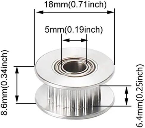 1pcs Double Slot Aluminum Profile 40x40 3D Printer Belt Stretch Straightening Tensioner in Saudi Arabia