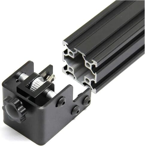 1pcs Double Slot Aluminum Profile 40x40 3D Printer Belt Stretch Straightening Tensioner in Saudi Arabia