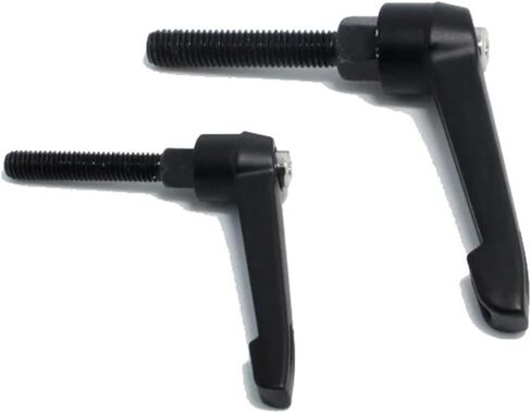 M6 M8 Plum Hand Tightening L-Shaped nut Handle Thread Star Mechanical Black Thumb nut Clamping knob Manual nut Clamping Rod(M6x30-01) in Saudi Arabia