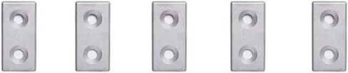 5-Pack 2040 Aluminum Profile end caps with Single Hole Standard Profile Fittings in Saudi Arabia