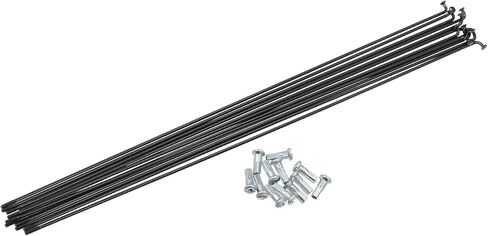 12pcs 14g j Bend Bicycle Teen Speans 290mm 11.42 "متحدثة دورة مع حلمات نحاسية الفولاذ للدراجة الجبلية MTB تصميم أنيق in Saudi Arabia
