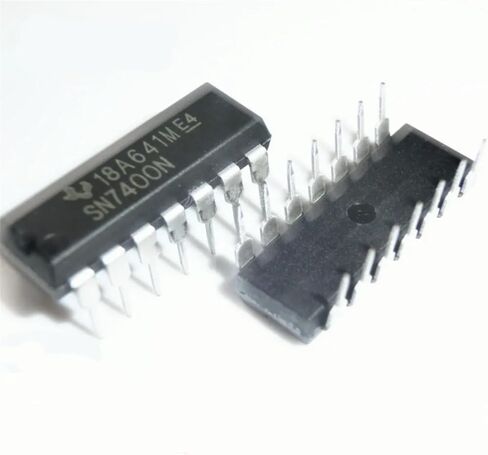 10PCS SN7400N SN7401N SN7410N SN7420N DIP14 Logic Gate and Inverter(SN7420N) in Saudi Arabia